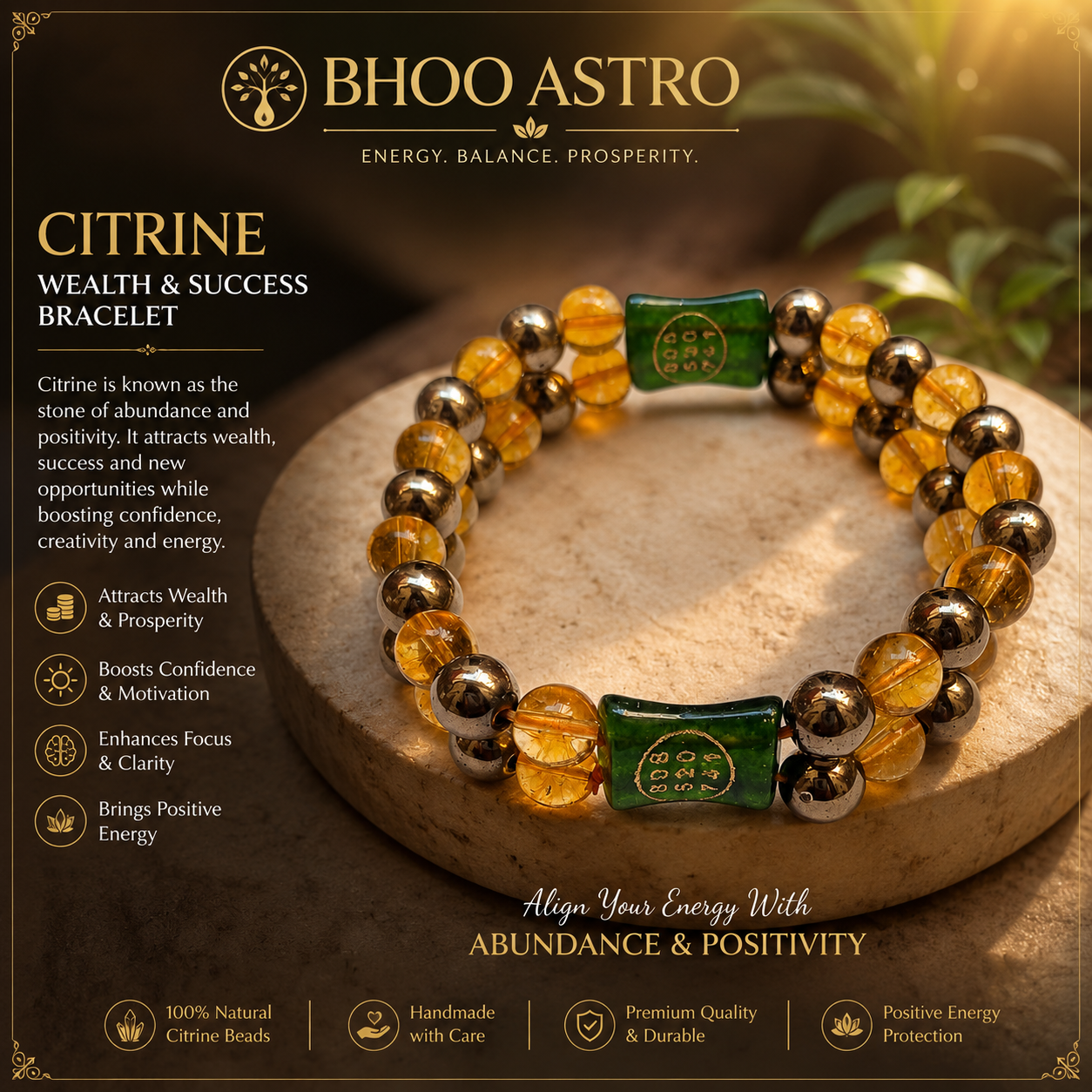 Natural Agate Bracelet