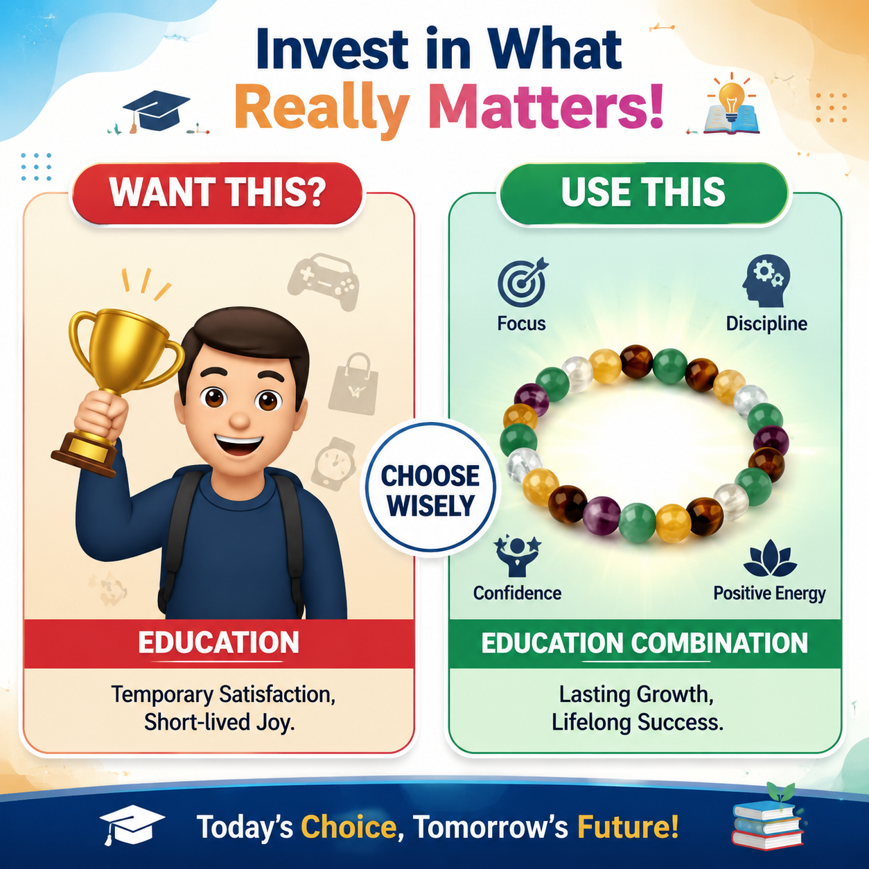 Education Combination Bracelet