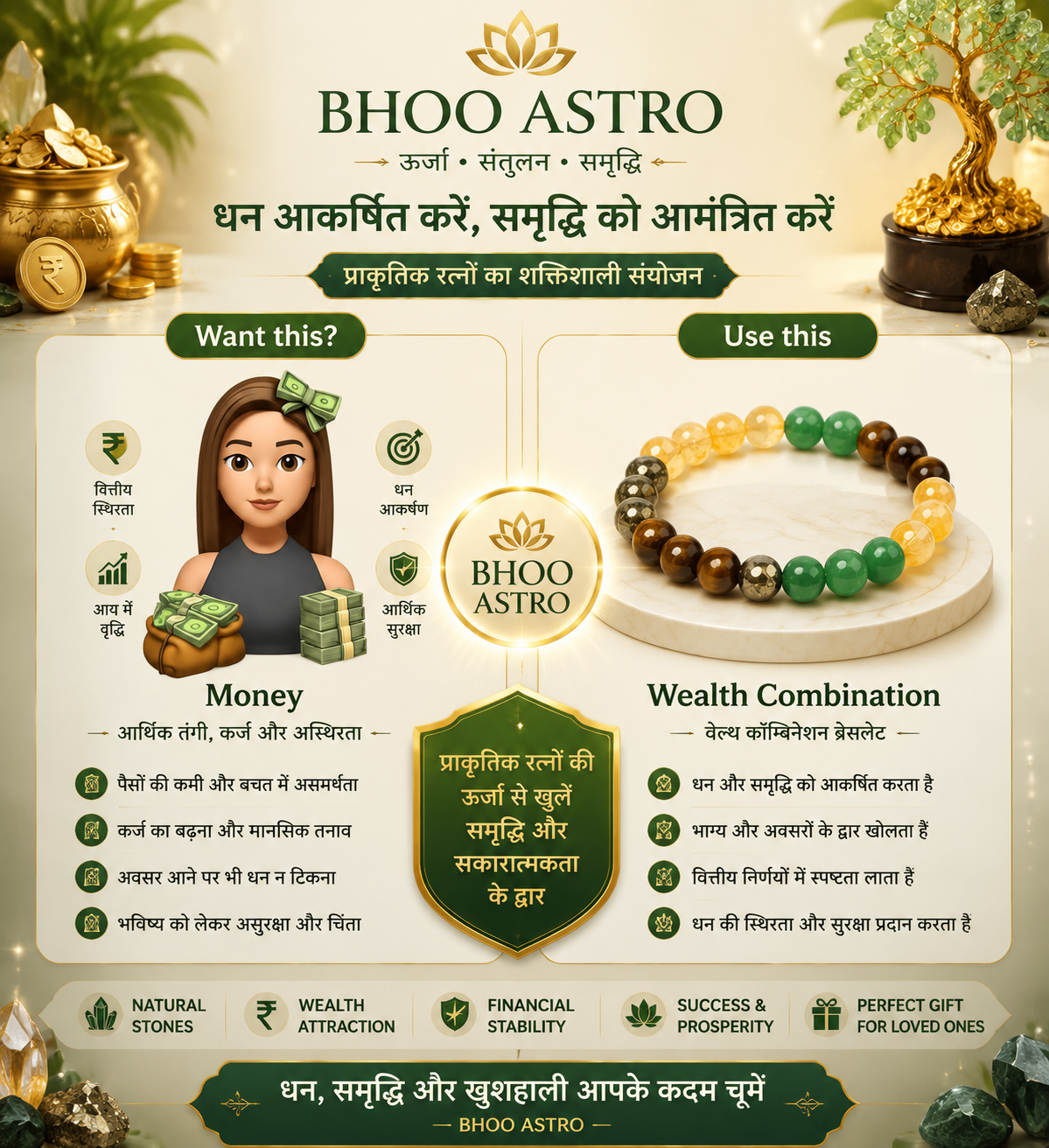 Wealth Combination Bracelet